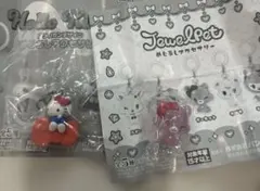 ガチャ　キティちゃん　ジュエルペット　めじるしチャーム　2個セット
