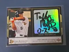 ＢＢＭ　オリックス　タフィ・ローズ　直筆サインカード BBM オリックス タフィ・ローズ 直筆サインカード - メルカリ