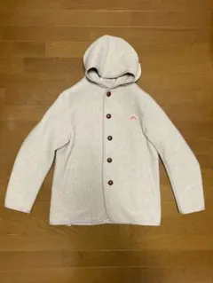 【美品】DANTON ダントン　ウールモッサ　ベージュ　フード付き　38