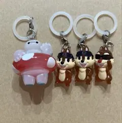 ベイマックス チップとデール めじるしアクセサリー 4個セット