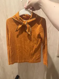 misha & puff スカウトTシャツ 4y オレンジ