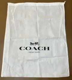 COACH ロゴ入り不織布バッグ（大）