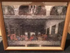 400円値下げ！【即日発送】最後の晩餐ジグソーパズル額付き