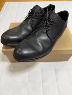 ♡新品未使用♡ パドローネ　ダービーシューズ　ラバーソール　ブラック　1759 PADRONE パドローネ / DERBY PLAIN TOE SHOES（WATER PROOF