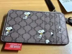 しまむら　コラボ　ピーナッツ　スヌーピー　カードケース　コインケース　パスケース