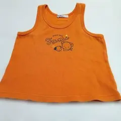 familiar ノースリーブタンクトップ 100cm オレンジのサムネイル