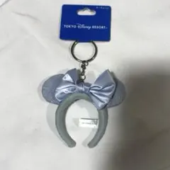 ディズニー　ミニーマウス　カチューシャキーホルダー
