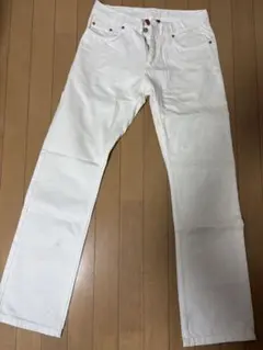 allegri アレグリ デニムパンツ 白 サイズLL - メルカリ