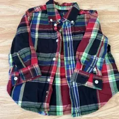 Ralph Lauren チェック柄長袖シャツ 80