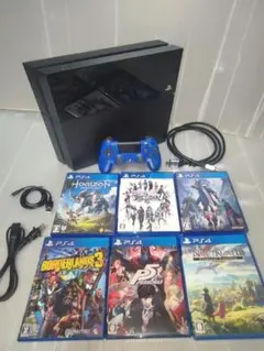 【本体＋ソフト】PS4 JET BLACK 500GB CUH-1000A