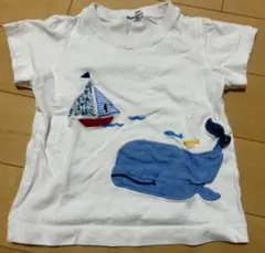 familiar ファミリア クジラ Tシャツ 90 - メルカリ