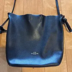 コーチcoach ショルダーバッグ　黒　BLACK
