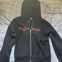 Stussy ブラック パーカー L