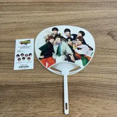 なにわ男子 POPMALL ミニうちわ、レシート風ステッカー (CD特典)