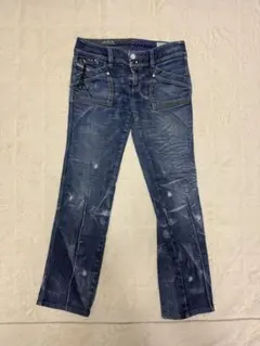 激レア】MICHEL KLEIN HOMME デニム クロス刺繍 牛革y2k - メルカリ