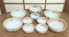 有田焼 親子鉢 10個セット 12cmと8cm