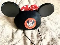 【美品】ミニーマウス イヤーハット 東京ディズニーランド　カチューシャ　被り物