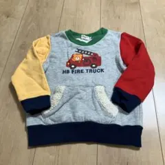 HOT BISCUITS ミキハウス 消防車 トレーナー 100