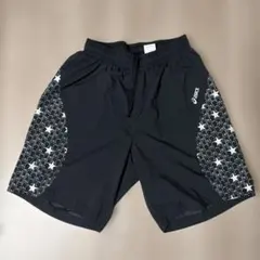 asics アシックス ハーフパンツ 星柄 ブラック