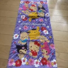 日焼けキティ　フェイスタオルのサムネイル