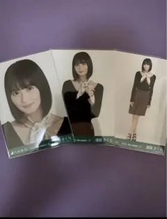 乃木坂46 生写真 遠藤さくら スカーフ 3種コンプ 美品