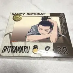 NARUTO 奈良シカマル バースデーブロマイドセット 初回限定ピンズ付き