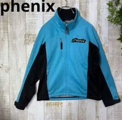 フェニックス　スキーウェア　 ミドラー　スノーボードジャケット　水色　黒　XS