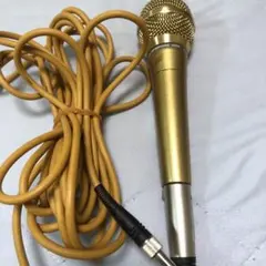 ゴールド ダイナミックマイク 約2メートルケーブル付き - メルカリ