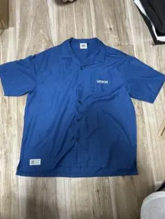 VISION STREET WEAR 恐竜刺繍 オープンカラーTシャツのサムネイル