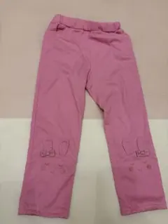 クーラクール ウサギ刺繍 ピンクパンツ