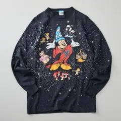 90s USA製 FANTASIA ファンタジア 50周年 ロンT 長袖 Lのサムネイル