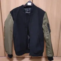 THE SHOP TK　ノーカラージャケット　ミリタリージャケット　ブルゾン