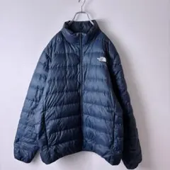 ノースフェイス　メンズ　ライトダウンジャケット　2XL アウター　古着のサムネイル