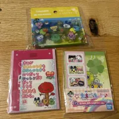たまごっち 一番くじ ミニクリアケース ステッカー メモ帳 セット