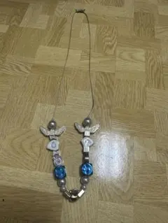 ネックレス ウィング スマイル ブルーのサムネイル