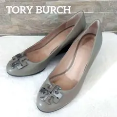 TORY BURCH　トリーバーチ　本革　ウェッジソール　パンプス　約25cm