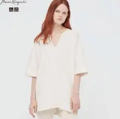 UNIQLO mame kurogouchi エアリズムコットンオーバーサイズT