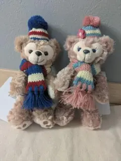 ダッフィー & シェリーメイ ぬいぐるみバッジ