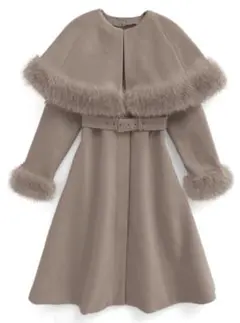 ファーコート ポンチョ