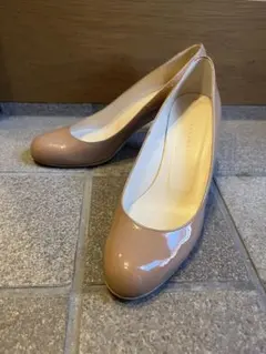 エストネーション　パンプス　23.5 ピンクベージュのサムネイル