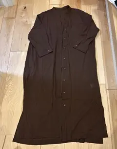 BAYFLOW ブラウン シャツワンピース　フリー