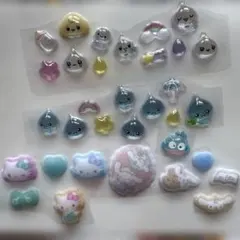 ボンボンドロップミニ　しずくちゃん　サンリオ　コットンパフィ