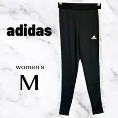 美品✨【adidas】スポーツタイツ　スパッツ　ジム　ヨガ　総ゴム　ブラック　M