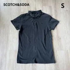 SCOTCH&SODA ブラック ポロシャツ Sのサムネイル