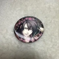薄桜鬼　沖田総司　丸型　和風缶バッジ