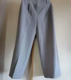 PLST　プラステ　グレー ワイドパンツ サイズL
