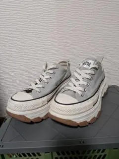 CONVERSE　ALL STAR 厚底グレー スニーカー