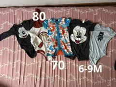 ロンパースまとめ売り70-80 BABYDOLL H&M
