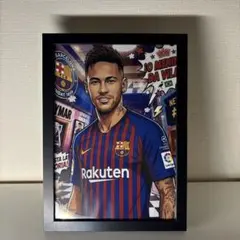 Neymar Jr. フレーム付きポスター ネイマール サッカー ブラジル代表