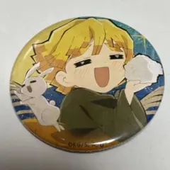 鬼滅の刃　お月見缶バッジ　ufotable カフェ　我妻善逸